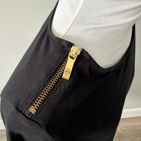 Michael Kors Gold Shoulder Zipper Top - Picture 4 of 11